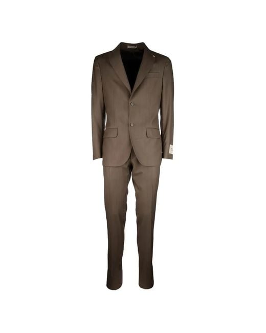 Corneliani Natural Pinstripe Single-Breasted Suit for men