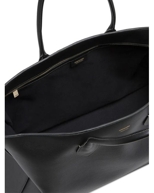 Ferragamo Shopper Met Logoprint in het Black voor heren