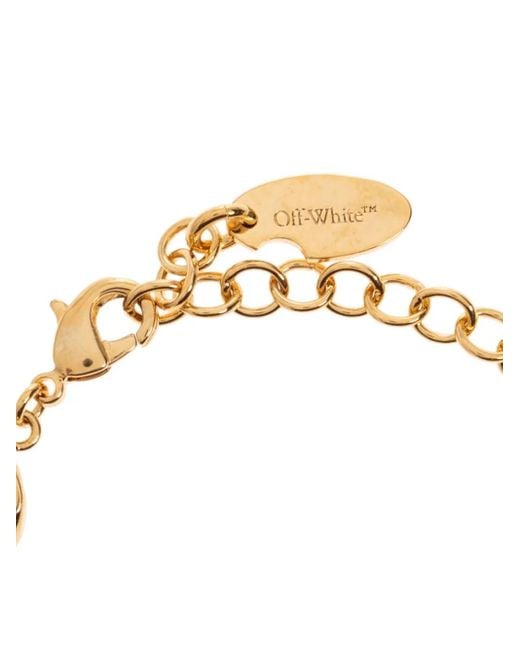 Off-White c/o Virgil Abloh Metallic Arrows Curb-Chain Bracelet
