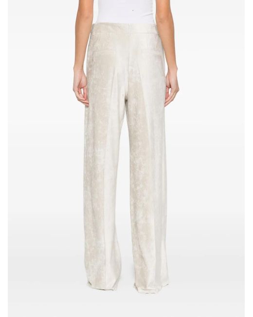 Marella White Avana Corduroy Trousers