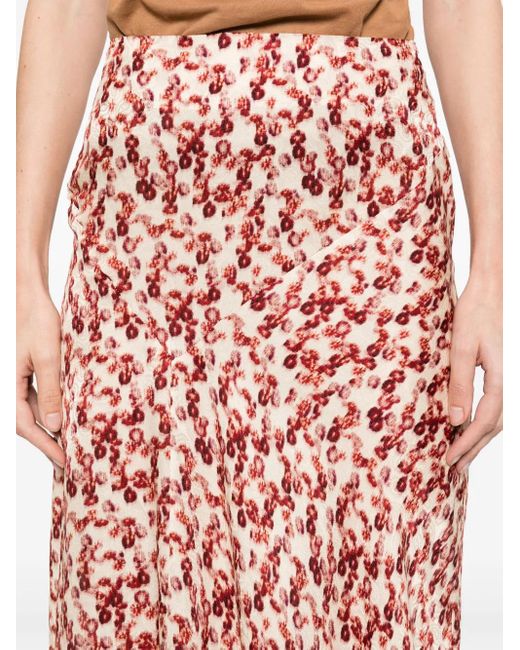 Isabel Marant Red Lisanne Jupe