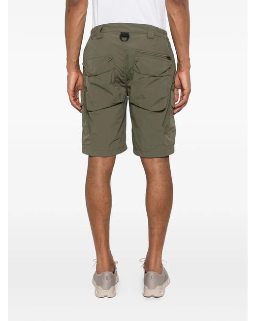 JG1 Green Multiple-Pocket Shorts for men