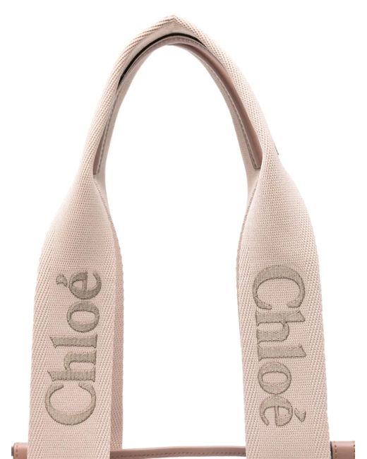 Chloé Woody ハンドバッグ M White
