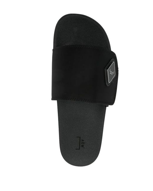 A_COLD_WALL* Black Diamond Padded Slides for men