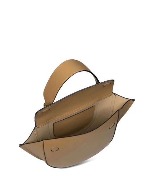 Wandler Brown Hydrangea Tote Bag