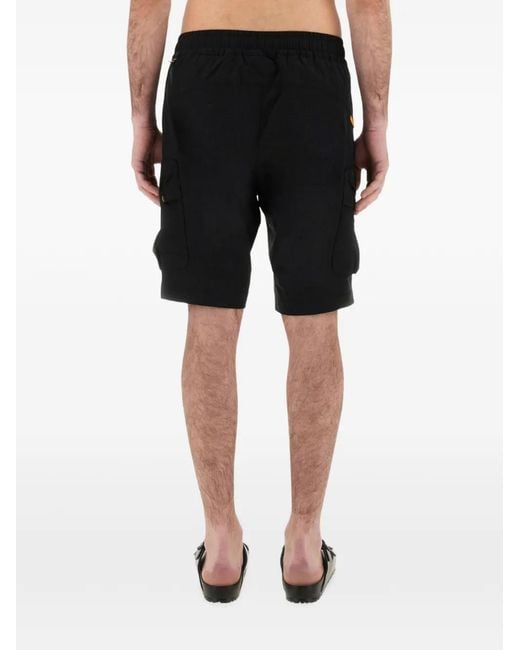 Parajumpers Black Cargo Shorts for men