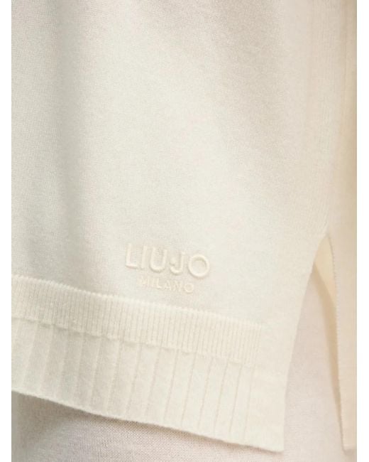 Liu Jo Natural V-Neck Sweater
