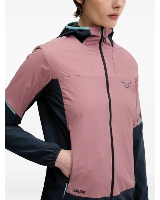 Dynafit Blue Hooded Panelled Jacket