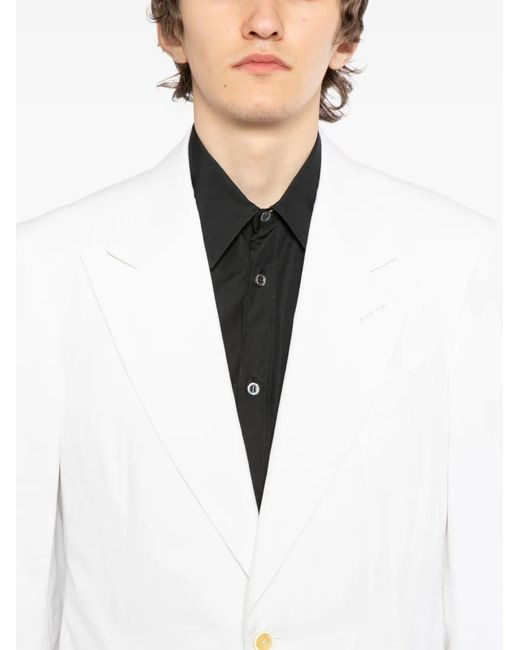 Tom Ford White Single-Breasted Blazer for men