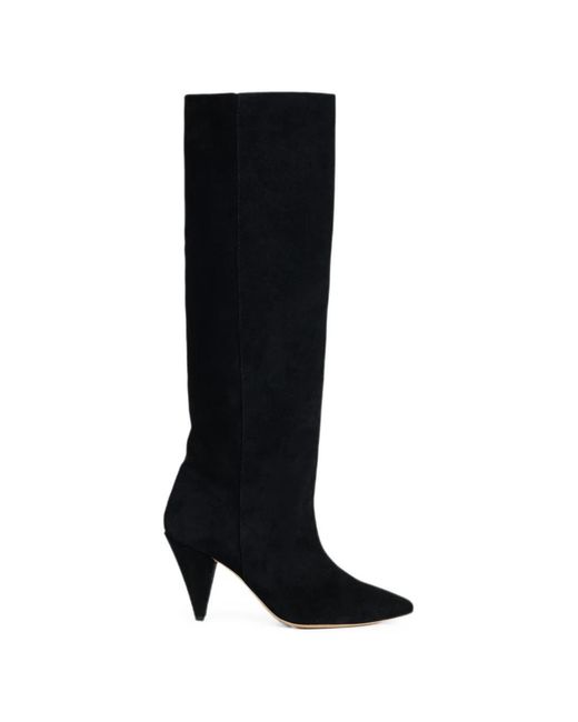 Essentiel Antwerp Black Bottes À Bout Pointu Et Design Souple
