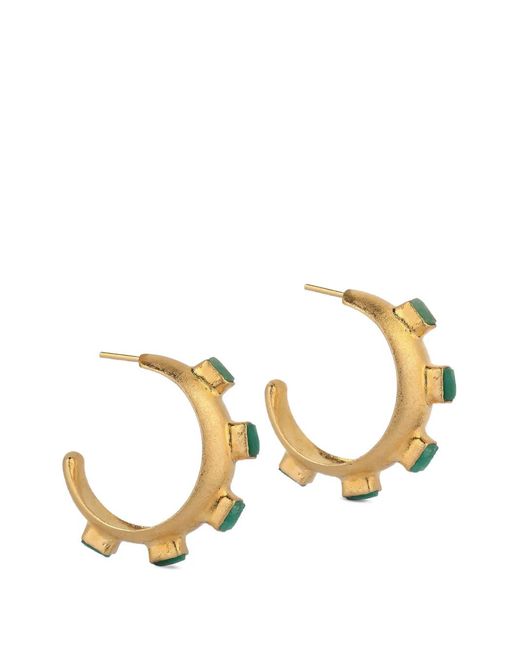 FENOMENA Metallic Havana Glow Hoop Earrings