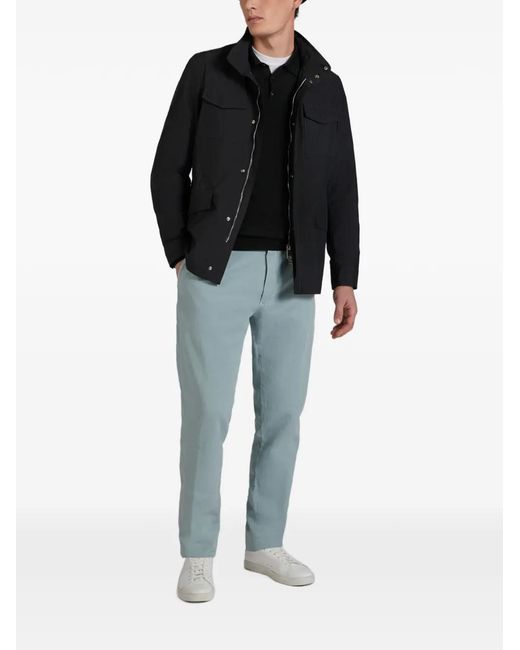 Slowear Black Field Jacket for men