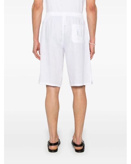 メンズ Dolce & Gabbana リネン ショートパンツ White