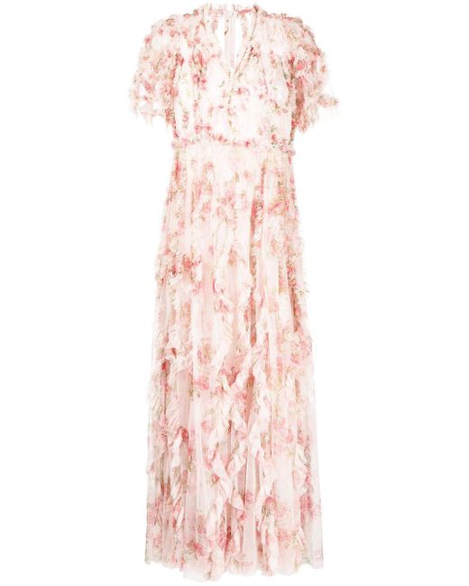 ruffle bloom gown needle and thread