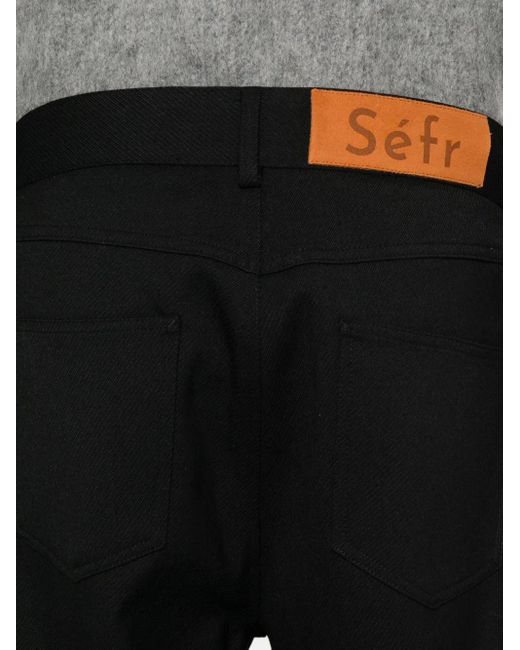 Séfr Black Oktai Trousers for men