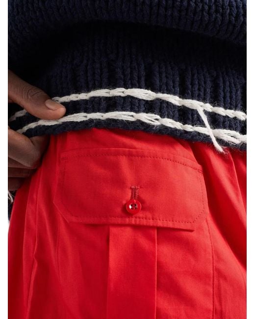 Prada Black Cotton Bermuda Shorts for men