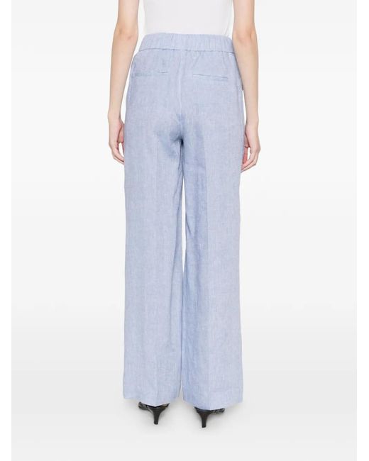 Peserico Blue Drawstring Trousers
