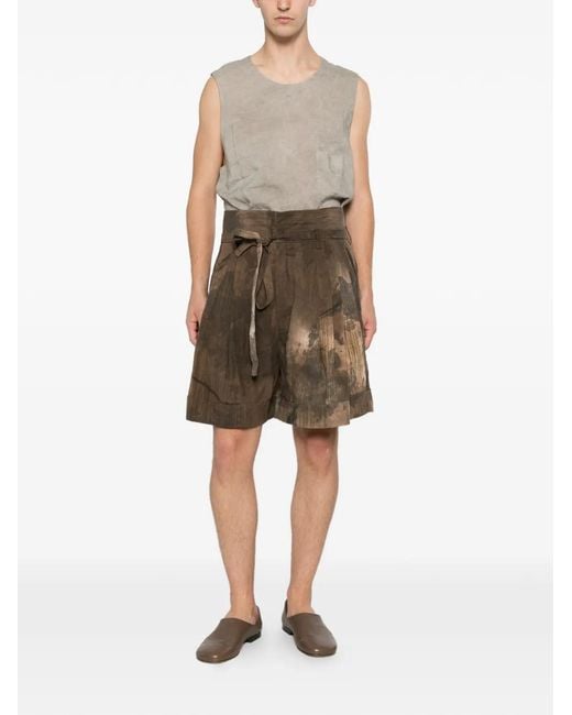 Ziggy Chen Natural Crew-Neck Vest for men