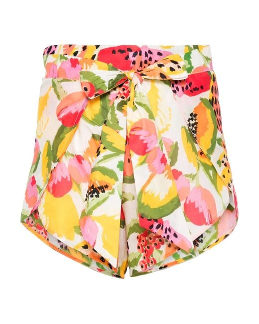 Farm Rio Pink Fruits Paradise Shorts