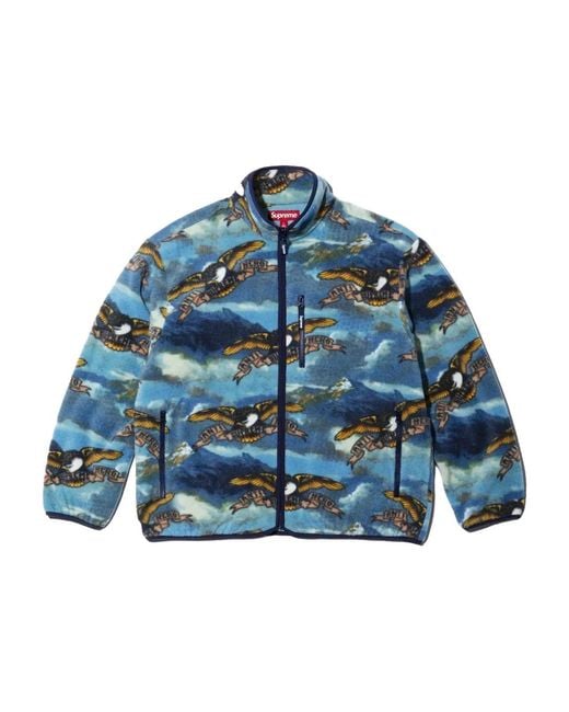 Supreme Blue X Antihero Fleece Jacket for men