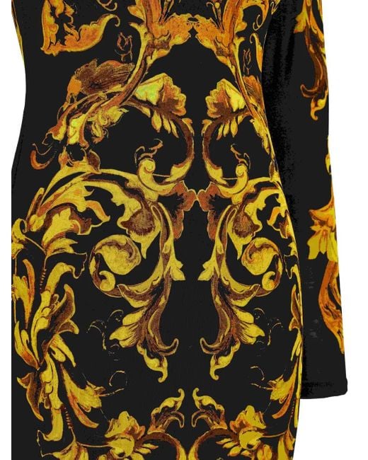 knee length dresses for ladies Versace Ivory Long Sleeve Dress