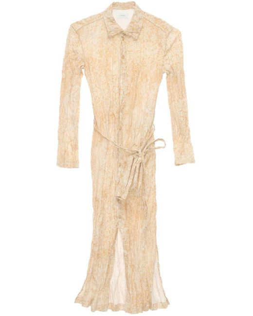 Lemaire Natural Crinkle Shirt Dress