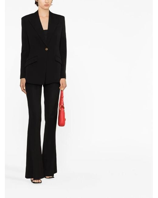 Versace Black Sophisticated Ss23 Wool Jacket