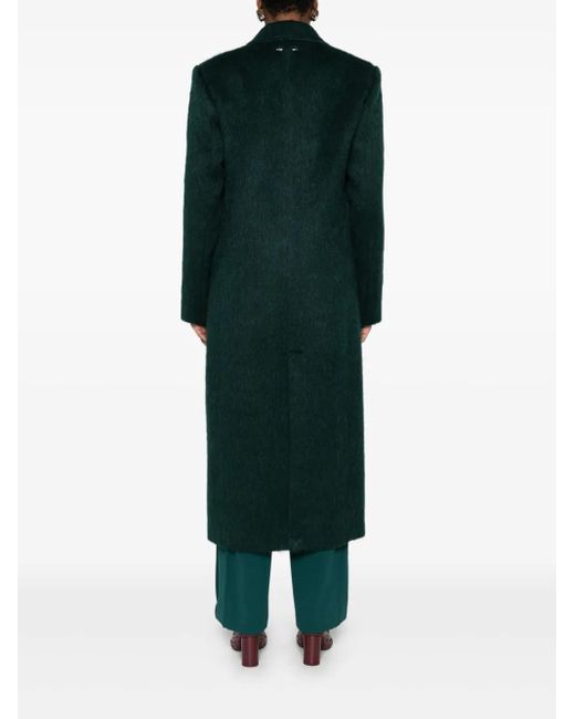 Patrizia Pepe Green Single-Breasted Coat
