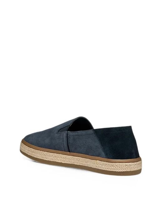 Geox Blue Pantelleria Braided-Sole Espadrilles for men