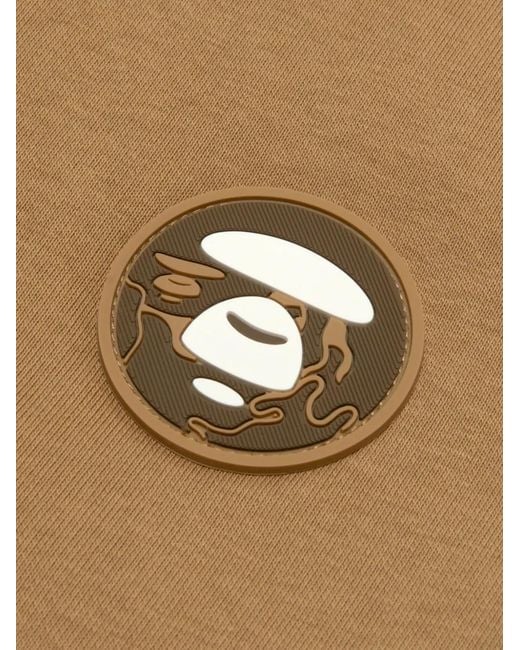 Aape By A Bathing Ape Natural Logo-Patch Bomber Jacket for men