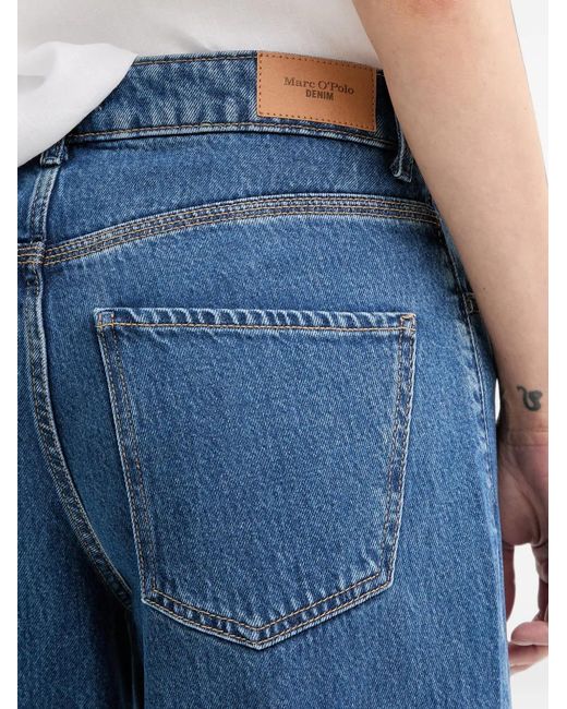 Marc O' Polo Blue Wide-Leg Jeans