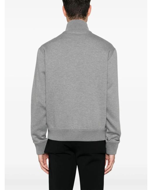 Givenchy Gray Logo Zipped Track Suit for men