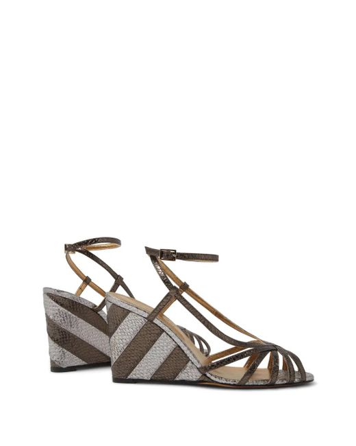 LaDoubleJ Brown The Weekend Wedge Sandals