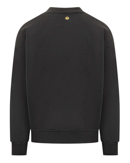 Barrow Black Teddy-Print Sweatshirt