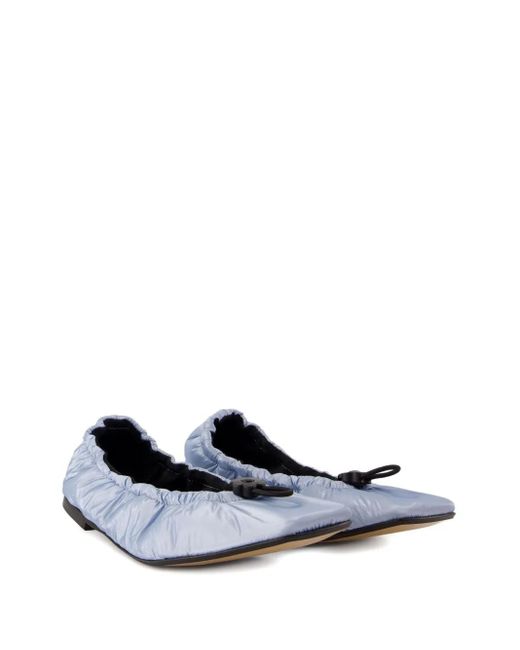 CECILIE BAHNSEN White Orbella Ballet Flats