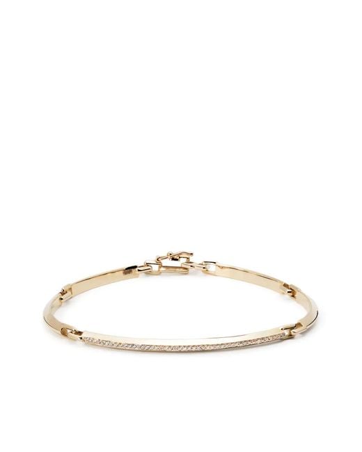Luis Morais White 14Kt Diamond Bracelet for men