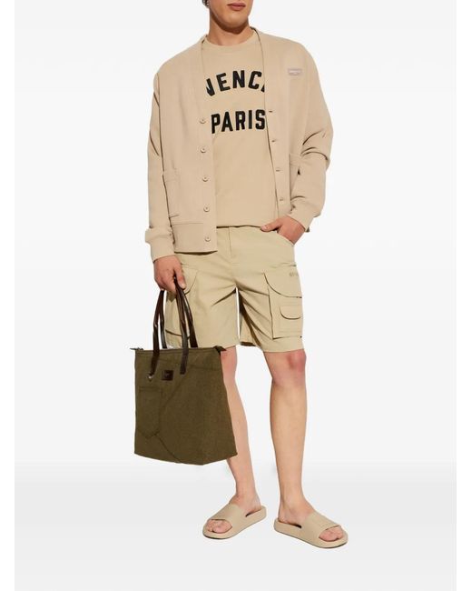 Givenchy White Logo-Patch Sweater for men