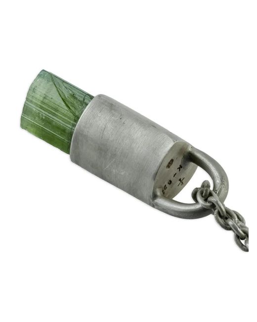 Parts Of 4 Green Sterling Talisman Tourmaline Necklace