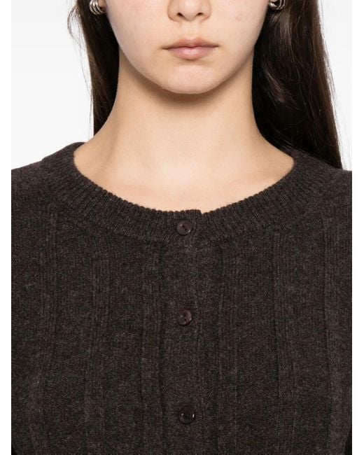Reformation Black Hannah Cardigan