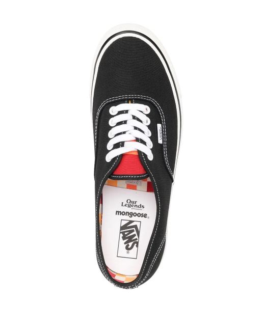 Vans Black X Mongoose Low-Top Sneakers for men