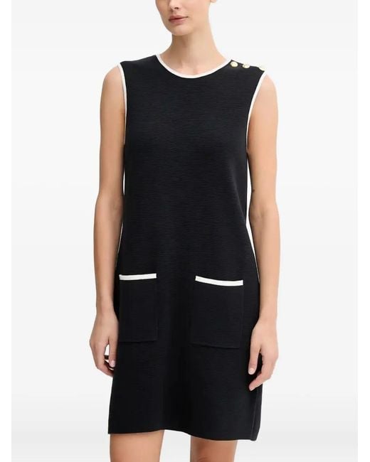 Barbour Black Button Pocket Mini Dress