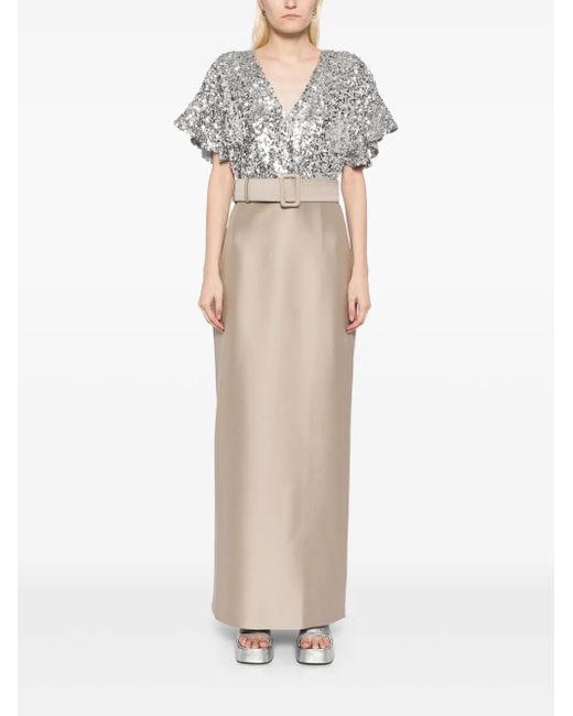 Sachin & Babi Natural Marlene Gown