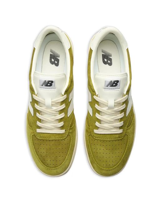 New Balance Green T500 Perforated-Detail Sneakers