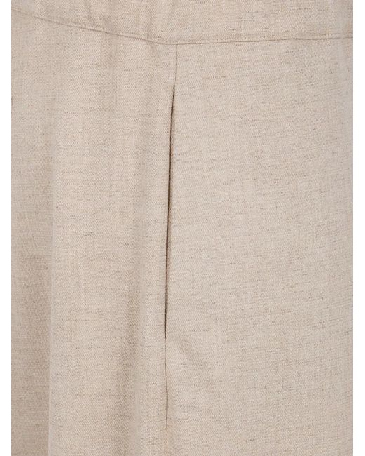 D.exterior Natural Elasticated Trousers
