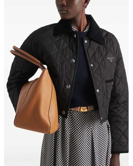 Prada Black Quilted Re-Nylon Jacket