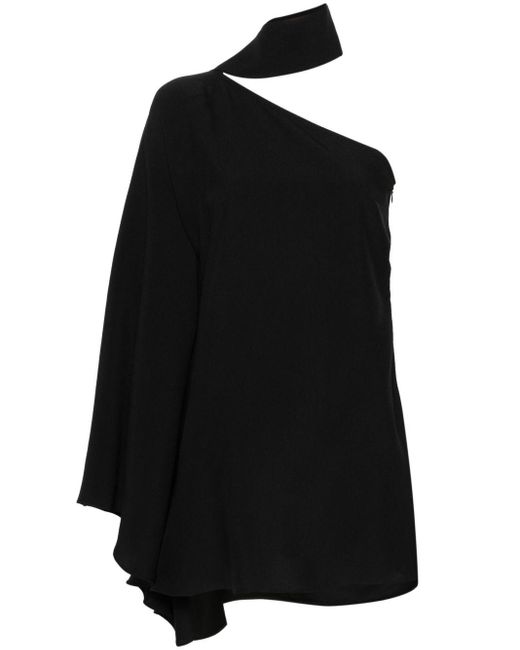 ‎Taller Marmo Asymmetrische Mini-jurk in het Black