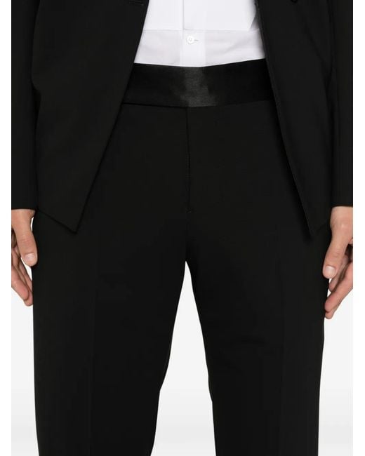 Emporio Armani Black Double-Breasted Suit for men