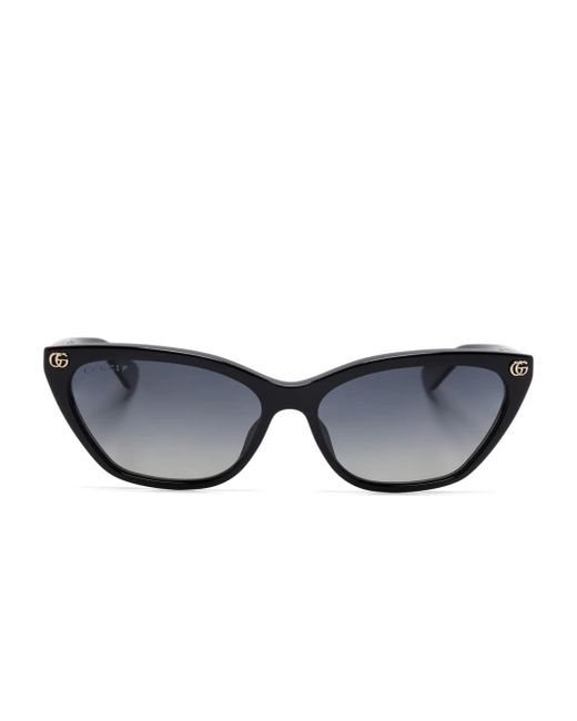 Occhiali Da Sole Cat-Eye di Gucci in Black