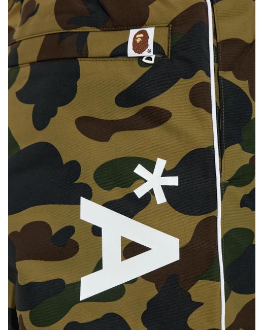 Pantalon À Imprimé Camouflage A Bathing Ape en coloris Green