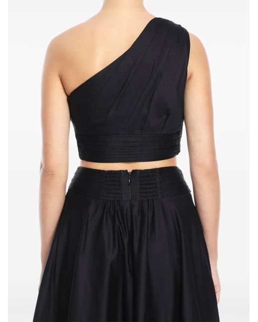 Haut Crop Clarity À Une Épaule Aje. en coloris Blue